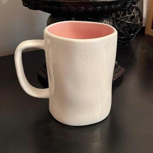 NEW Rae Dunn HUNNY BUNNY Large White/Pink Mug - Picture 3 of 6